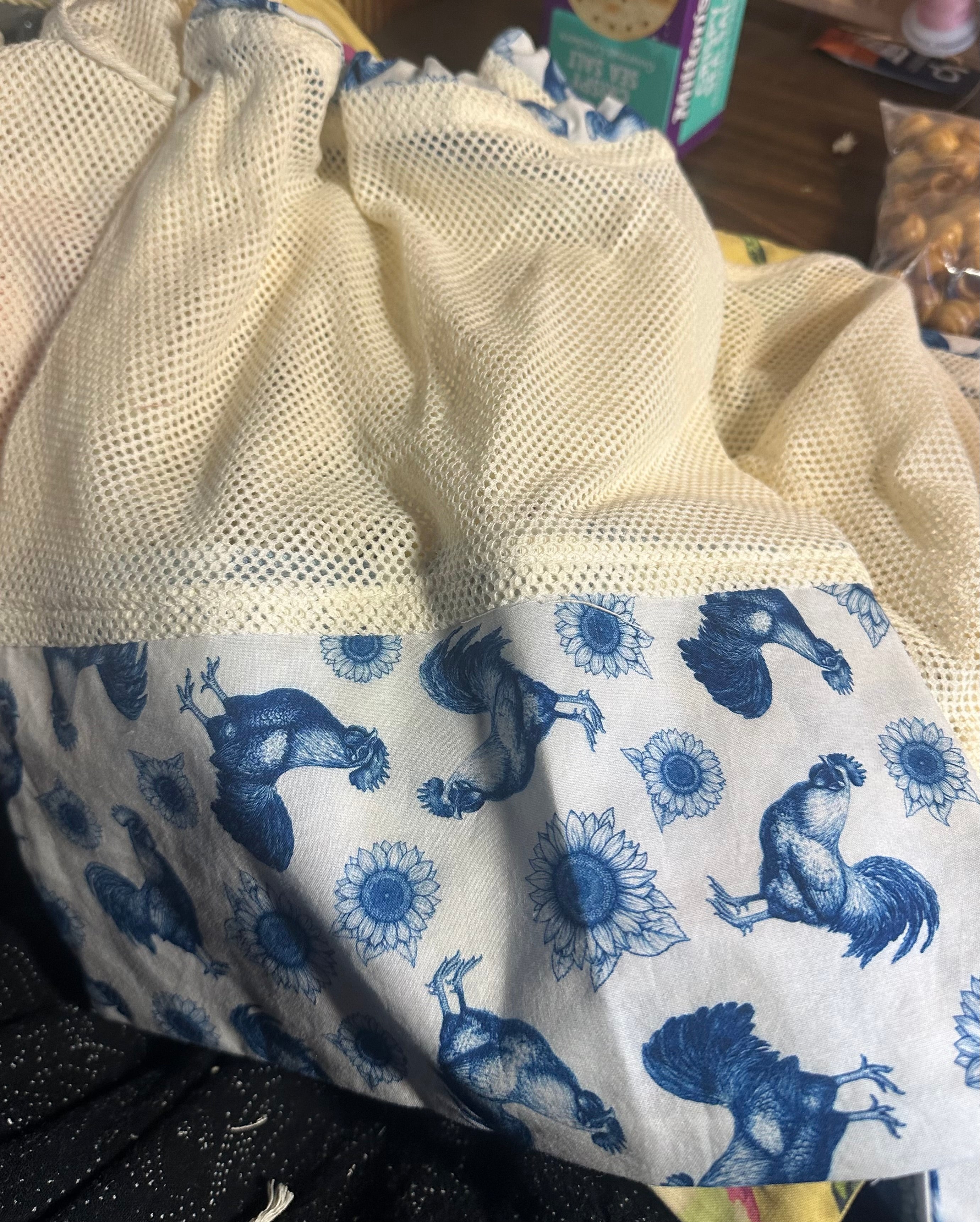 Drawstring Produce bag Med