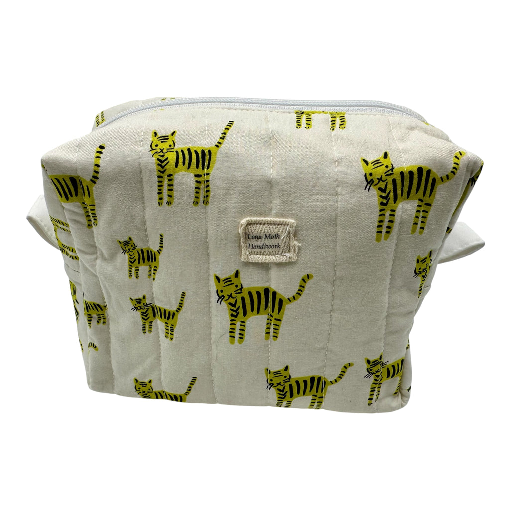 X-Large Makeup/Organizer Bag-Yelliw Tiger Cats