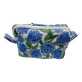 Small Makeup/Organizer Bag- Blue Flowers