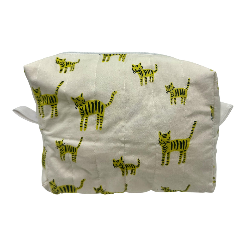 X-Large Makeup/Organizer Bag-Yelliw Tiger Cats